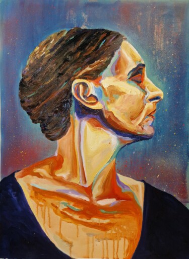 Pintura intitulada "Retrato de Pina Bau…" por Alota Ribeiro, Obras de arte originais, Óleo