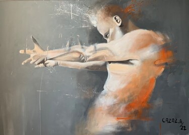 Peinture intitulée "Acquisition" par Alric Cazal, Œuvre d'art originale, Acrylique Monté sur Châssis en bois