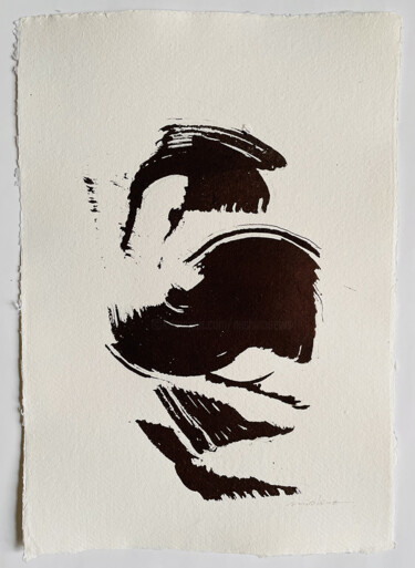 Dessin intitulée "Japanese characters…" par Altone Mishino, Œuvre d'art originale, Encre