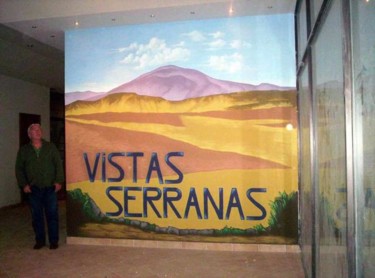 Pintura titulada ""Vistas Serranas"" por Emiliano Villani, Obra de arte original