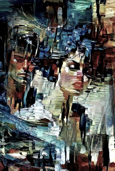 Digitale Kunst getiteld "Он и Она г" door Alya Veresk, Origineel Kunstwerk, Digitaal Schilderwerk