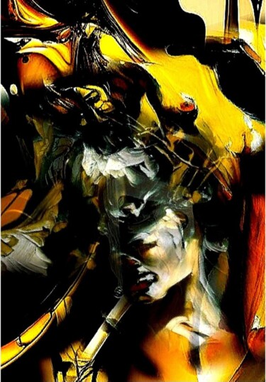 Digital Arts titled "Erotica 28" by Alya Veresk, Original Artwork, Digital Painting