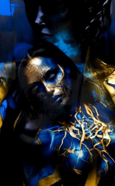 Digitale Kunst mit dem Titel "Body art,12" von Alya Veresk, Original-Kunstwerk, Digitale Malerei