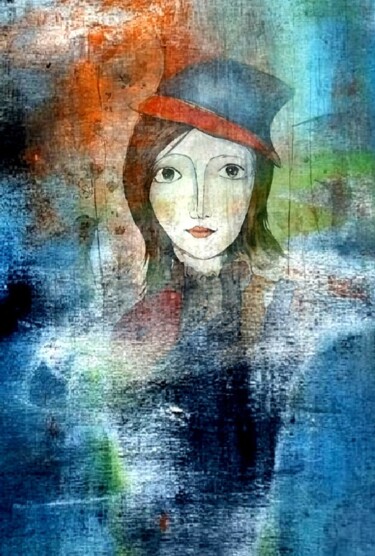 Digital Arts titled "Новый сюрр 7a" by Alya Veresk, Original Artwork, Digital Painting
