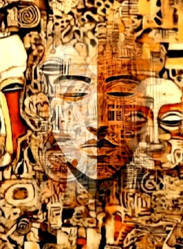 Arte digitale intitolato "Этно 12" da Alya Veresk, Opera d'arte originale, Pittura digitale