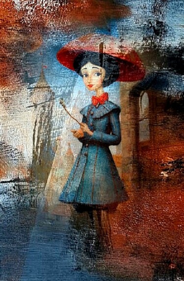 Arts numériques intitulée "Мэри" par Alya Veresk, Œuvre d'art originale, Peinture numérique