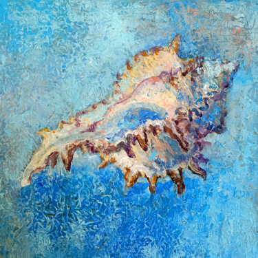 Картина под названием "Sea inside" - Alyona Masterkova, Подлинное произведение искусства, Акрил Установлен на Деревянная рам…