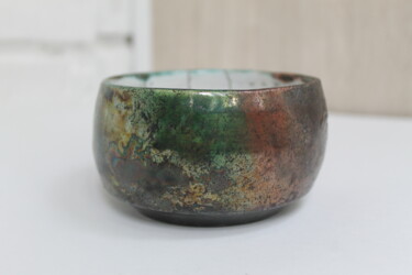 Sculpture titled "Raku firing result" by Alyona Przhiemskaya, Original Artwork, Ceramics