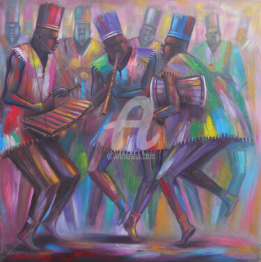 Pittura intitolato "Sweet Rhythms" da Amakai Quaye, Opera d'arte originale