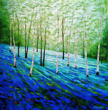 Pintura titulada "Summer Dreams" por Amanda Horvath, Obra de arte original, Acrílico Montado en Bastidor de camilla de madera