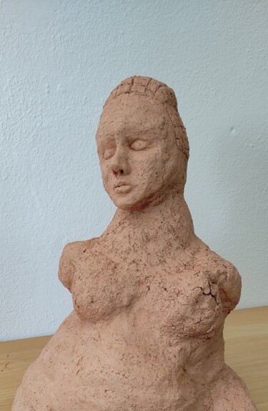 Скульптура под названием "Venere" - Amani Zreba, Подлинное произведение искусства, Керамика