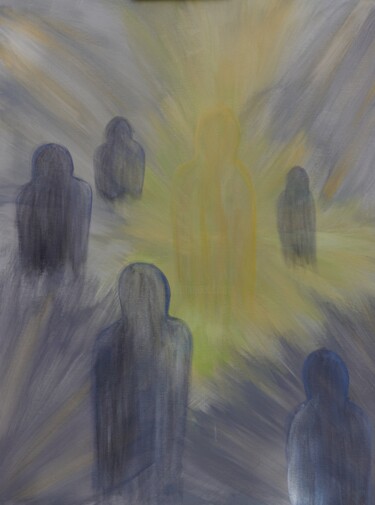 Pittura intitolato "L’abandon,la solitu…" da Ameline Landry, Opera d'arte originale, Acquarello