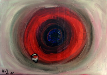 Malerei mit dem Titel "Trost (consolation)" von Hans-Jürgen Grossmeyer, Original-Kunstwerk, Acryl