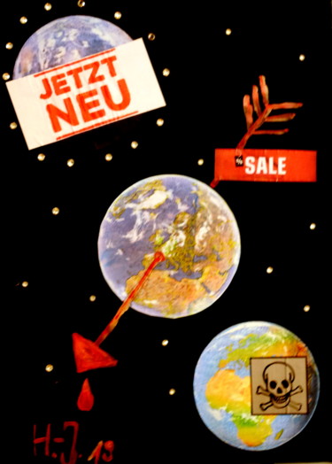 Картина под названием "NOUVEAU: Avec clima…" - Hans-Jürgen Grossmeyer, Подлинное произведение искусства, Акрил