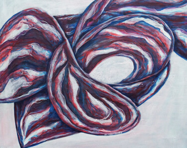 Malarstwo zatytułowany „Natural vortex, ser…” autorstwa An Viaznikova, Oryginalna praca, Akryl Zamontowany na Drewniana rama…
