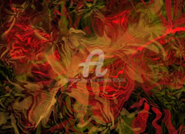 Digitale Kunst mit dem Titel "Abstract21" von Ana Gonçalves, Original-Kunstwerk, Digitale Malerei