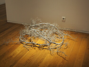 Scultura intitolato ""Tudo tem um tempo…" da Ana Lima-Netto, Opera d'arte originale, Alluminio