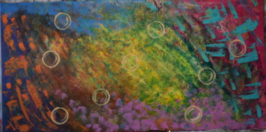 Pintura intitulada "Cycle" por Maria Luís, Obras de arte originais, Acrílico