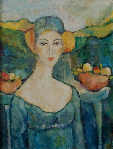 Painting titled "Lovely Ann" by Ana Gaai, Original Artwork