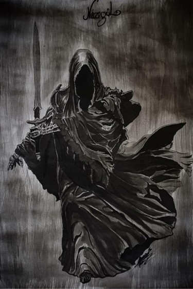 Pintura intitulada "Nazgul" por Anaïs Lr, Obras de arte originais, Tinta
