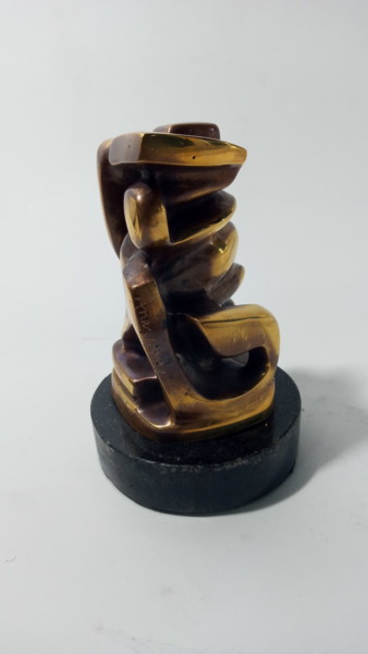 Escultura titulada "Entrelaçados" por Anamaria Vieira Da Silva, Obra de arte original, Bronce