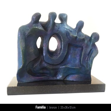 Sculpture intitulée "Família" par Anamaria Vieira, Œuvre d'art originale, Bronze