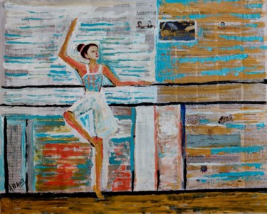 Painting titled "BALLET-12" by Anandswaroop Manchiraju, Original Artwork, Acrylic
