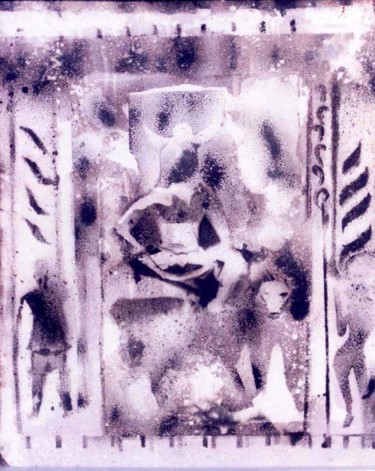 Schilderij getiteld "Diety Shiva" door Anandswaroop Manchiraju, Origineel Kunstwerk, Anders