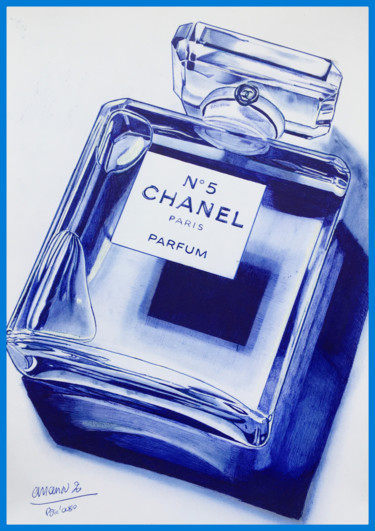 Rysunek zatytułowany „Chanel” autorstwa Ananou, Oryginalna praca, Długopis