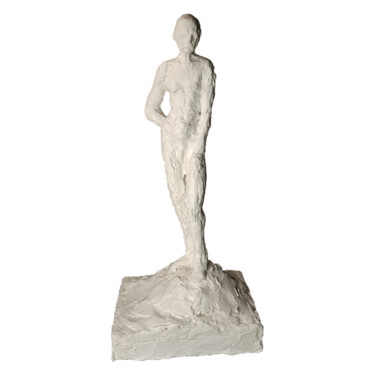 Scultura intitolato ""Figura Humana III"…" da Ana Sousa Santos, Opera d'arte originale, Gesso