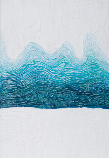 ""Wave"" başlıklı Tablo Anastacia Gaikova tarafından, Orijinal sanat, Akrilik