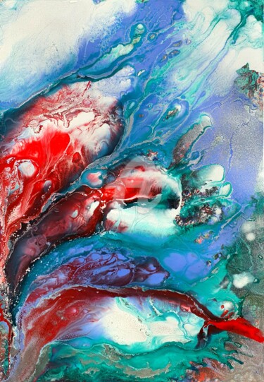 Картина под названием "Beaten paths. Serie…" - Анастасия Раковчена, Подлинное произведение искусства, Акрил Установлен на Де…