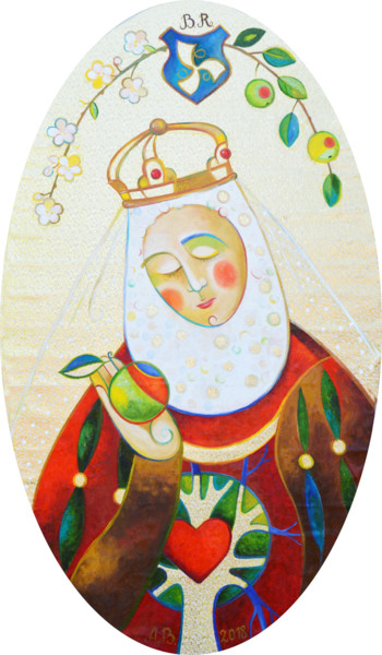 Картина под названием "Самотная Барбара" - Anastasiya Balysh, Подлинное произведение искусства
