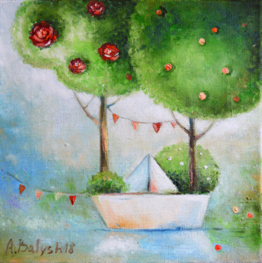 Картина под названием "Сад марачкА" - Anastasiya Balysh, Подлинное произведение искусства