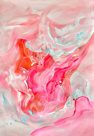Картина под названием "Deep inside #2" - Anastasiya Mare, Подлинное произведение искусства, Акрил