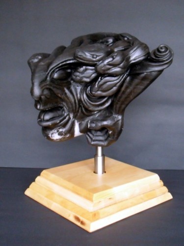 Skulptur mit dem Titel "Medusa 2" von Andimar, Original-Kunstwerk