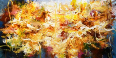 Schilderij getiteld "Burst of color 32" door Andrada Anghel, Origineel Kunstwerk, Acryl