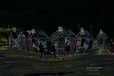 Digitale Kunst mit dem Titel "Arcachon  33320" von André Goinaud, Original-Kunstwerk, 2D digitale Arbeit