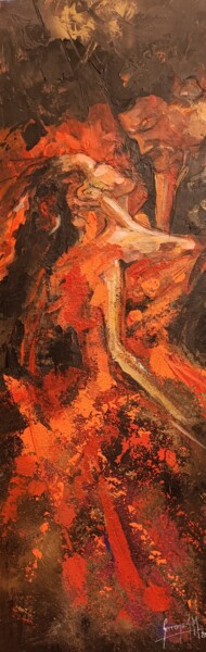 Pittura intitolato "Tango chaud" da Andre Marc Serrano, Opera d'arte originale, Acrilico