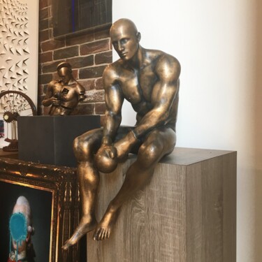 "LIFE IS A BATTLE (b…" başlıklı Heykel Andrea Giorgi tarafından, Orijinal sanat, Bronz