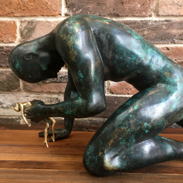 Skulptur mit dem Titel "OBSESSION (BRONZE 1…" von Andrea Giorgi, Original-Kunstwerk, Giesserei