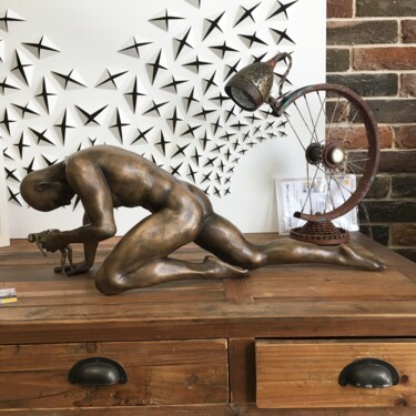 "OBSESSION (BRONZE a…" başlıklı Heykel Andrea Giorgi tarafından, Orijinal sanat, Bronz