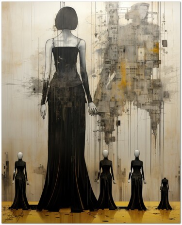 Arte digitale intitolato "Ciò Che Rimane" da Andrea La Martina (NEXA ART), Opera d'arte originale, Collage digitale Montato…