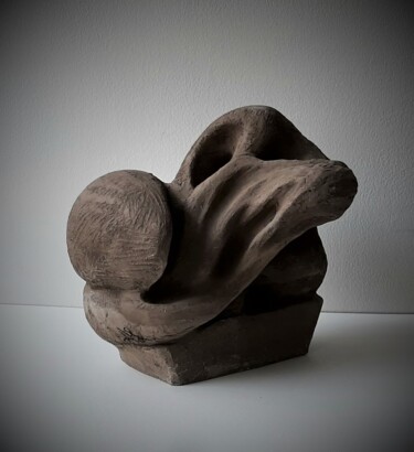 Sculpture titled "Ren-être" by Andrea Luna (Lunarte), Original Artwork, Ceramics