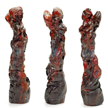 Skulptur mit dem Titel "Daedalus" von Andreas Loeschner-Gornau, Original-Kunstwerk, Keramik