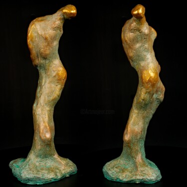 Sculpture intitulée "Eurydice" par Andreas Loeschner-Gornau, Œuvre d'art originale, Céramique