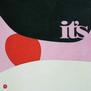 Pintura titulada "it's" por Andreas Zimmermann, Obra de arte original, Oleo Montado en Cartulina