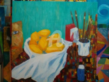 Pintura titulada "Vang e os Limões" por André Da Luz (luxbridge), Obra de arte original, Oleo