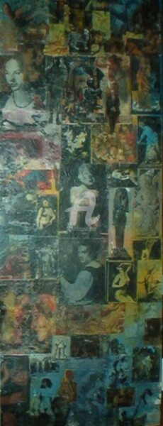 Картина под названием "Uma  visão da  arte" - André Da Luz (luxbridge), Подлинное произведение искусства