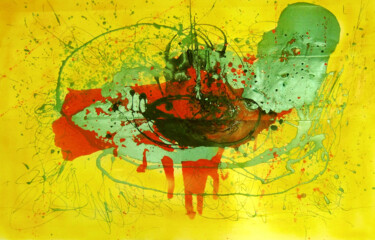 Картина под названием "Improvisation No.130" - Andrei Autumn, Подлинное произведение искусства, Акрил